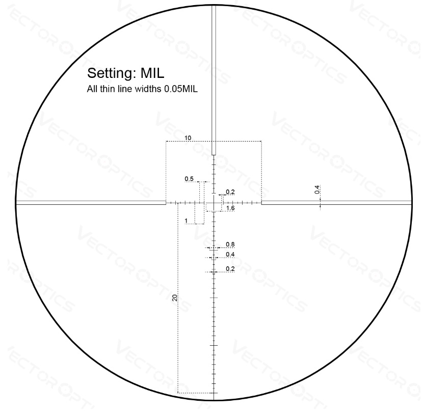 Прицел Optics Veyron, 3-12*44 (30мм, FFR)